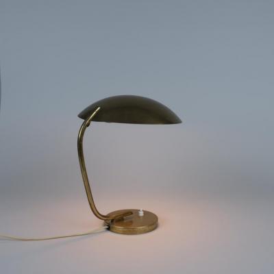  Itsu Mid Century Table Lamp in Full Brass Model EV 61 for Itsu 1950s