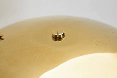  Itsu Model EV 57 Polished Brass Wall Lamp by Itsu Finland ca 1950s