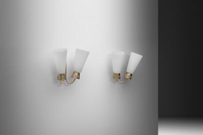  Itsu Model EY60 Wall Lamps by Itsu Finland Mid 20th Century