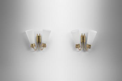  Itsu Model EY60 Wall Lamps by Itsu Finland Mid 20th Century