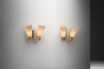  Itsu Model EY60 Wall Lamps by Itsu Finland Mid 20th Century