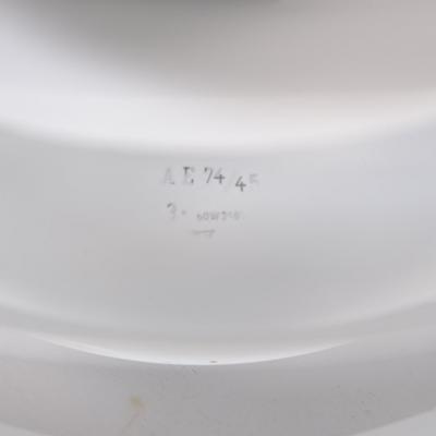 Itsu Pair of White Slated Alvar Aalto Style Flush Mounts Model AE74 45 Itsu 1950s