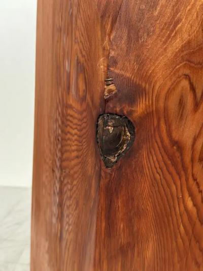  J B Blunk Studio Made Douglas Fir Sculptural Pedestal