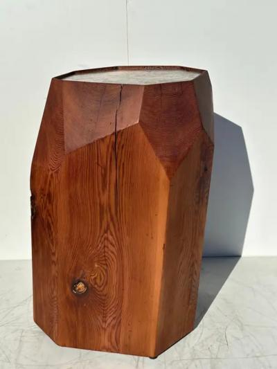  J B Blunk Studio Made Douglas Fir Sculptural Pedestal