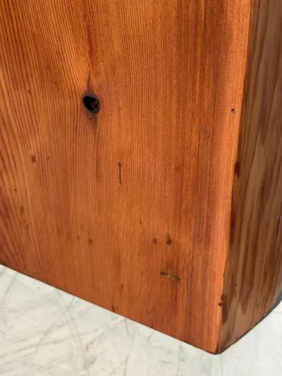  J B Blunk Studio Made Douglas Fir Sculptural Pedestal