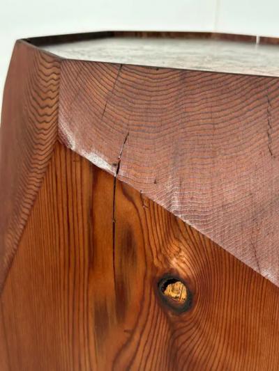  J B Blunk Studio Made Douglas Fir Sculptural Pedestal