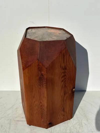  J B Blunk Studio Made Douglas Fir Sculptural Pedestal