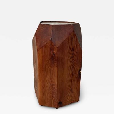  J B Blunk Studio Made Douglas Fir Sculptural Pedestal