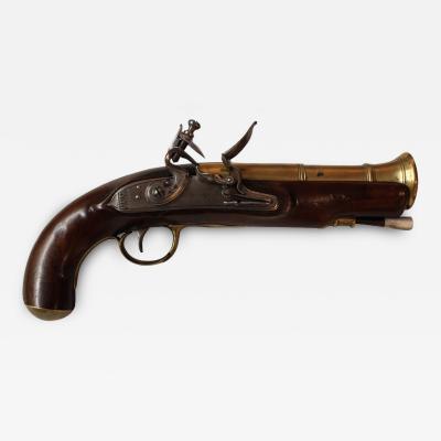  J Finch Late 18th Century New York Blunderbuss Pistol Made by J Finch