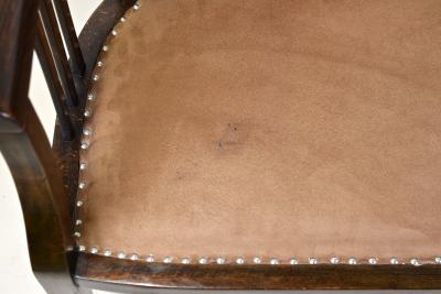  J J Kohn 20th Century Art Nouveau Bench Bentwood newly upholstered Austria circa 1910