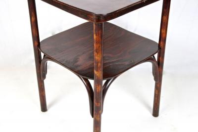  J J Kohn Art Nouveau 20th Century Bentwood Side Table by J J Kohn Austria ca 1910