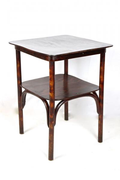  J J Kohn Art Nouveau 20th Century Bentwood Side Table by J J Kohn Austria ca 1910
