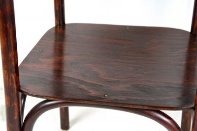  J J Kohn Art Nouveau 20th Century Bentwood Side Table by J J Kohn Austria ca 1910