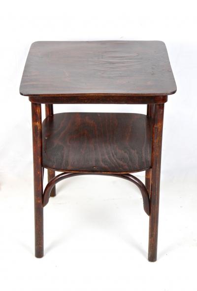  J J Kohn Art Nouveau 20th Century Bentwood Side Table by J J Kohn Austria ca 1910
