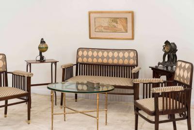 J J Kohn Austrian Bentwood Beechwood 3 Piece Living Room Set