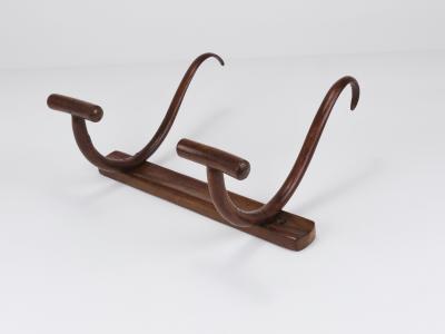  J J Kohn J J Kohn 1900s Art Nouveau Secessionist Bentwood Wall Coat Rack Vienna Austria