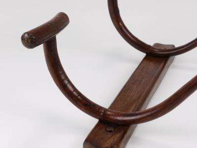  J J Kohn J J Kohn 1900s Art Nouveau Secessionist Bentwood Wall Coat Rack Vienna Austria