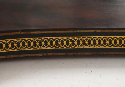  J J W Meeks A Fine Carved Parcel Gilt Stenciled Mahogany Marble Top Pier Table c 1825