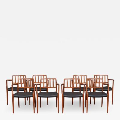  J L Mollers Mobelfabrik J L Moller Teak Dining Chairs Model 66