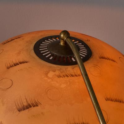  J T Kalmar Kalmar Lighting 1960s Sculptural Brass and Wood Table Lamp Attributed to J T Kalmar
