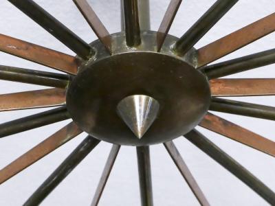  J T Kalmar Kalmar Lighting Gigantic Sputnik Chandelier or Ceiling Light SUN by J T Kalmar Austria 1950s