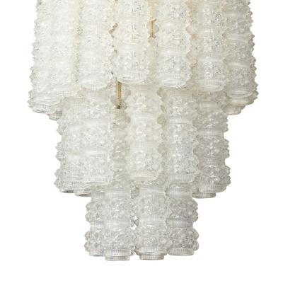  J T Kalmar Kalmar Lighting J T Kalmar Cut Crystal Glass Chandelier 1960s