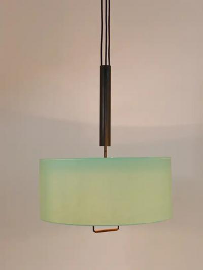  J T Kalmar Kalmar Lighting J T Kalmar Midcentury Adjustable Counterweight Pendant Lamp Austria 1950s