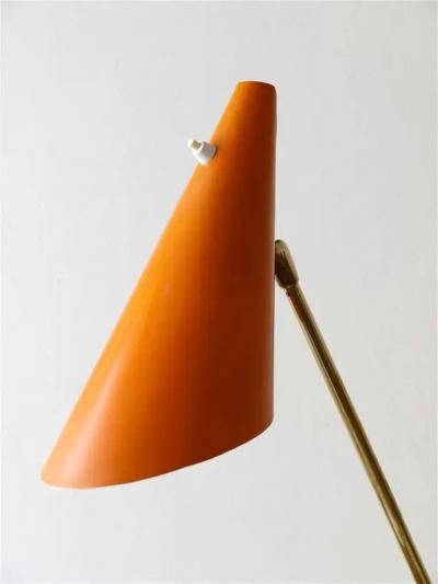J T Kalmar Kalmar Lighting J T Kalmar Model Style Midcentury Cone Table Clamp Lamp Vienna 1950s