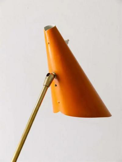 J T Kalmar Kalmar Lighting J T Kalmar Model Style Midcentury Cone Table Clamp Lamp Vienna 1950s