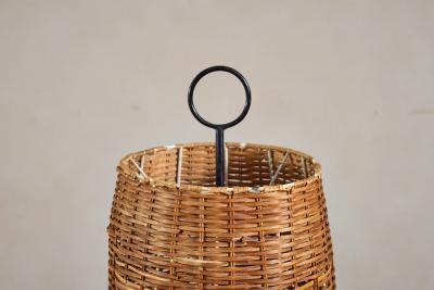  J T Kalmar Kalmar Lighting J T Kalmar Rattan Floor Lamp