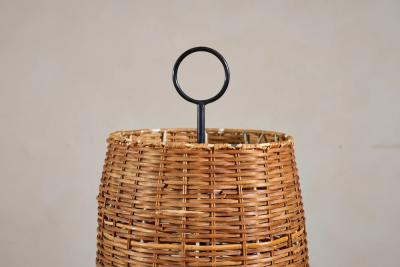  J T Kalmar Kalmar Lighting J T Kalmar Rattan Floor Lamp