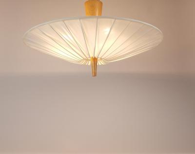  J T Kalmar Kalmar Lighting J T Kalmar Vienna Dorn Midcentury Ceiling Lamp Flush Mount Uplight 1950s