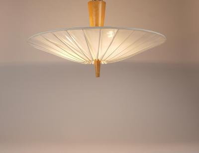  J T Kalmar Kalmar Lighting J T Kalmar Vienna Dorn Midcentury Ceiling Lamp Flush Mount Uplight 1950s