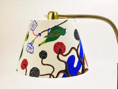 J T Kalmar Kalmar Lighting Josef Frank J T Kalmar Table Lamp Tisch berall Brass Leather Austria 1930