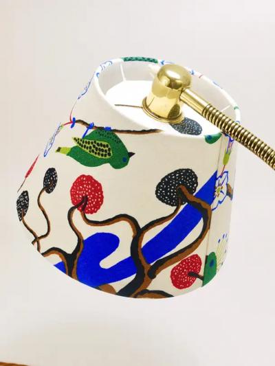 J T Kalmar Kalmar Lighting Josef Frank J T Kalmar Table Lamp Tisch berall Brass Leather Austria 1930