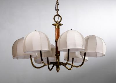  J T Kalmar Kalmar Lighting Kalmar 6 arm chandelier