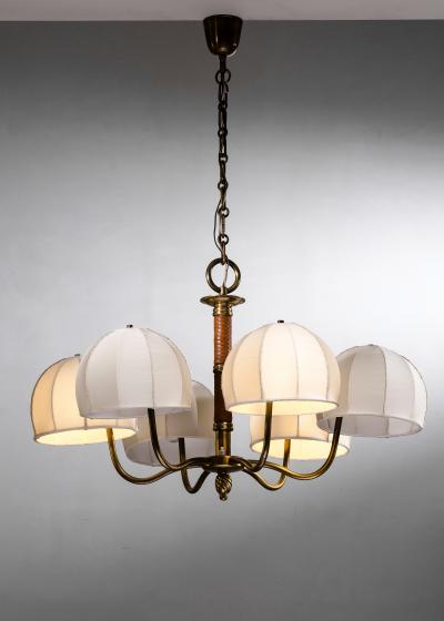  J T Kalmar Kalmar Lighting Kalmar 6 arm chandelier