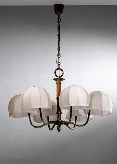 J T Kalmar Kalmar Lighting Kalmar 6 arm chandelier