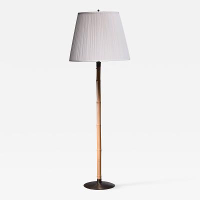  J T Kalmar Kalmar Lighting Kalmar height adjustable bamboo floor lamp