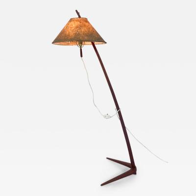  J T Kalmar Kalmar Lighting Mid Century Modern Dornstab Adjustable Floor Lamp by J T Kalmar