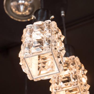  J T Kalmar Kalmar Lighting Mid Century Modern Five Pendant Fixture by J T Kalmar