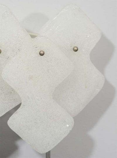 J T Kalmar Kalmar Lighting Pair of 1970s Kalmar Glass Sconces