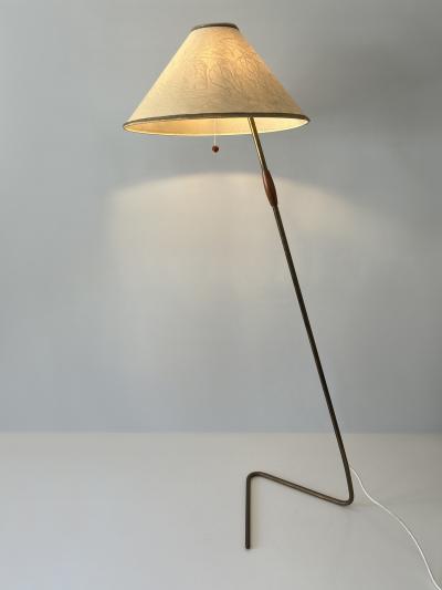  J T Kalmar Kalmar Lighting Rare Elegant Mid Century Modern Floor Lamp Flamingo by J T Kalmar 1960s