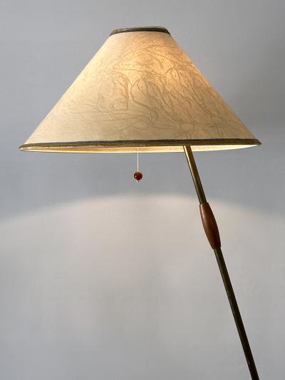  J T Kalmar Kalmar Lighting Rare Elegant Mid Century Modern Floor Lamp Flamingo by J T Kalmar 1960s