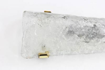  J T Kalmar Kalmar Lighting Scandinavian Ice Glass Sconces