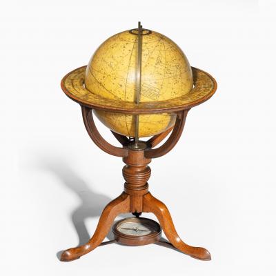  J W Cary A rare pair of 9 inch table globes by Cary each dated 1816