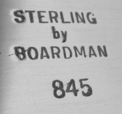  JC Boardman Co American Midcentury Modern Sterling Silver Box