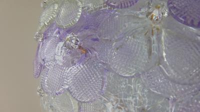  JL Light Style Amethyst flowers basket Murano glass flush mount