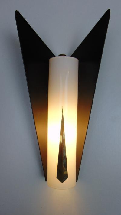  JL Light Style Butterfly white black Murano glass wall sconce