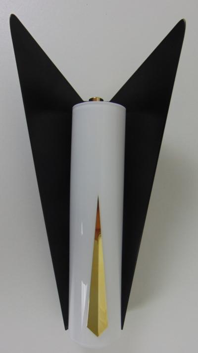  JL Light Style Butterfly white black Murano glass wall sconce